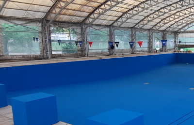 Nuevas obras en el natatorio semi olímpico de la Facultad de Educación Física Ipef